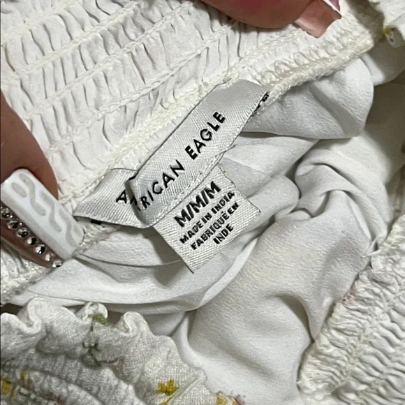 American Eagle Women's Floral Flowy Pants EUC - Picture 2 of 4